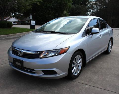 Silver 2012 Honda Civic EX