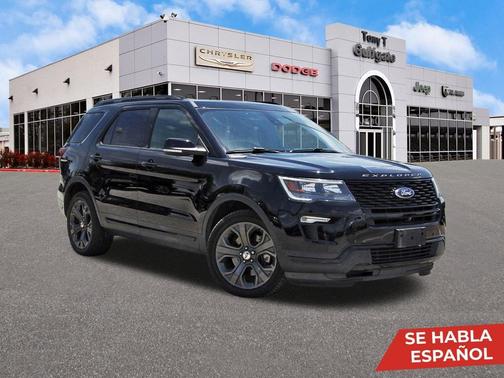 Shadow Black 2018 Ford Explorer Sport
