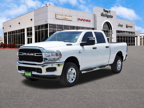 Bright White Clearcoat 2024 RAM 2500 Tradesman Crew Cab 4x4 6'4' Box