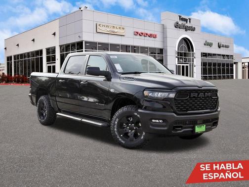 Diamond Black Crystal Pearlcoat 2026 RAM 1500 Warlock Crew Cab 4x4 5'7' Box