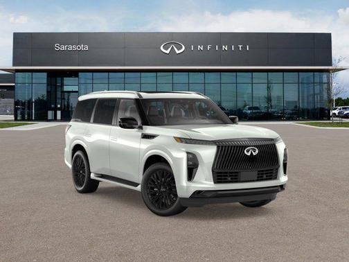 Radiant White 2026 INFINITI QX80 AUTOGRAPH AWD