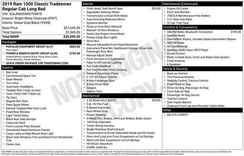 2019 RAM 1500 Tradesman