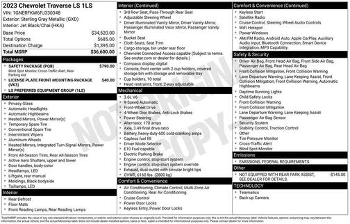 2023 Chevrolet Traverse LS