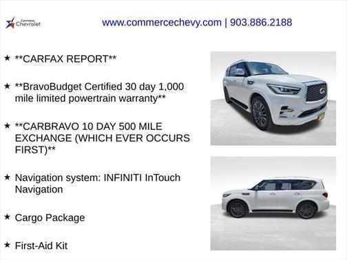 2022 INFINITI QX80 SENSORY