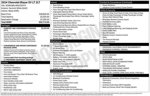 2024 Chevrolet Blazer EV eAWD LT