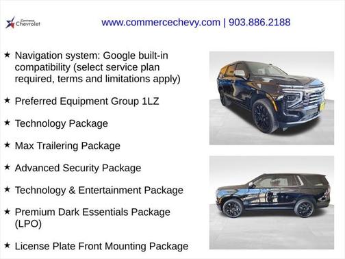 2025 Chevrolet Tahoe Premier