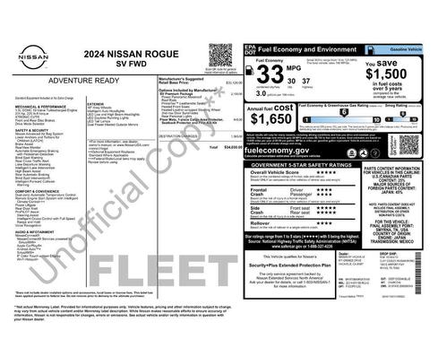 2024 Nissan Rogue SV