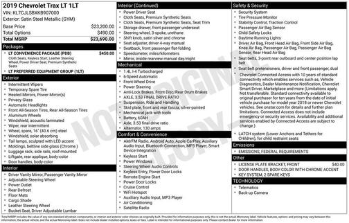 2019 Chevrolet Trax LT