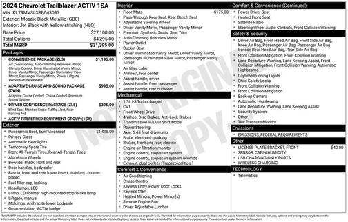 2024 Chevrolet Trailblazer ACTIV