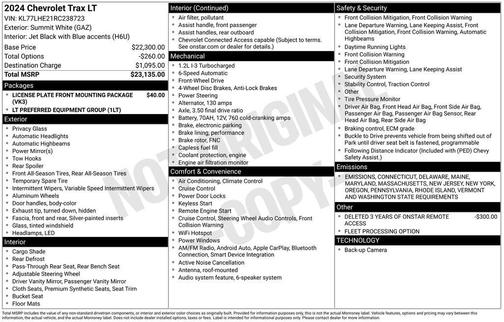 2024 Chevrolet Trax LT