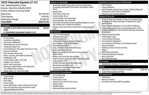 2023 Chevrolet Equinox 1LT