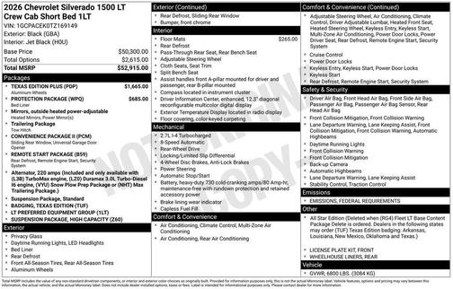 2026 Chevrolet Silverado 1500 LT