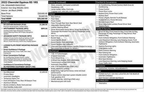 2022 Chevrolet Equinox FWD RS