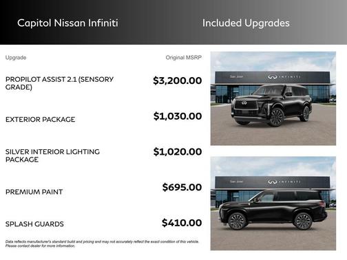 2025 INFINITI QX80 SENSORY