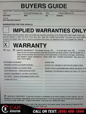 2022 Ford Transit-350 XLT