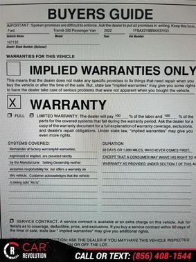 2022 Ford Transit-350 XLT