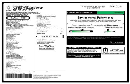 2022 RAM ProMaster 1500 Base