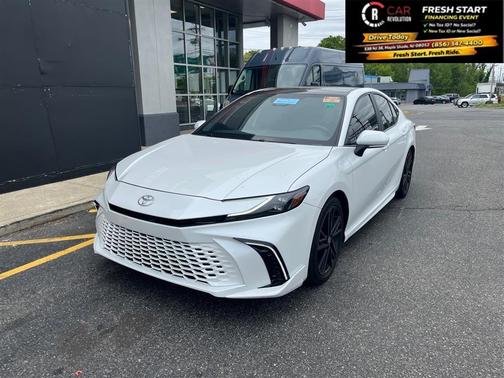 White 2025 Toyota Camry XSE