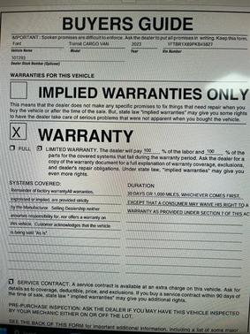 2023 Ford Transit-250 Base