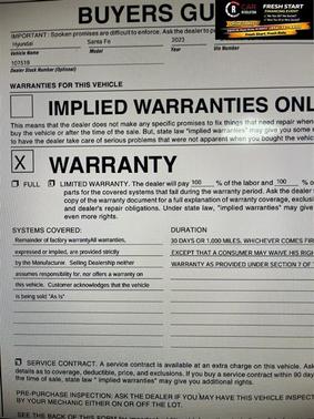 Blue 2023 Hyundai SANTA FE SEL