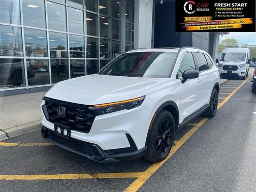 White 2024 Honda CR-V Hybrid Sport