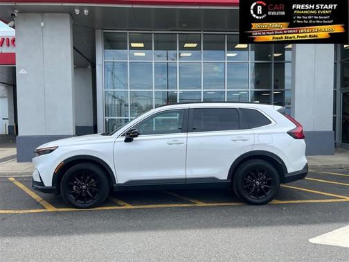 White 2024 Honda CR-V Hybrid Sport