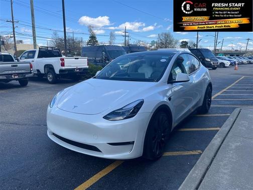 White 2021 Tesla Model Y Performance