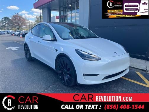 White 2021 Tesla Model Y Performance