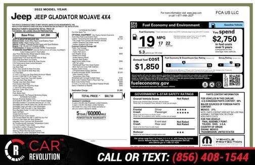 2022 Jeep Gladiator Mojave