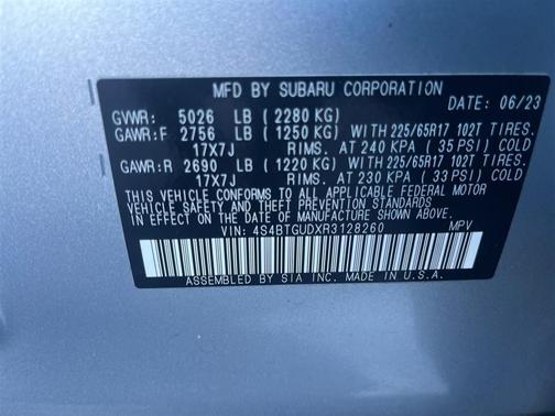 2024 Subaru Outback Wilderness