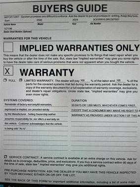 2024 RAM 3500 Big Horn