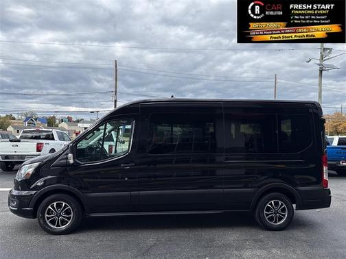 Black 2023 Ford Transit-350 XLT