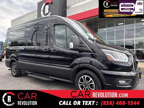 Black 2023 Ford Transit-350 XLT