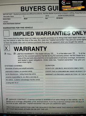 White 2019 Mercedes-Benz C-Class C 300 4MATIC