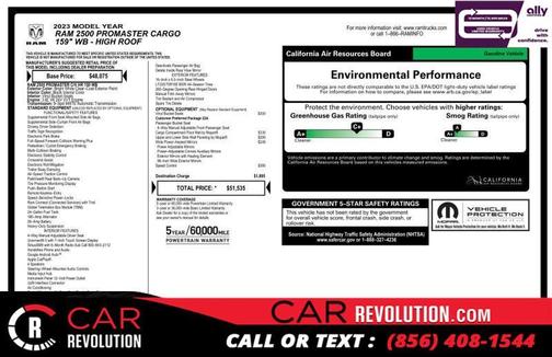 2023 RAM ProMaster 2500 High Roof