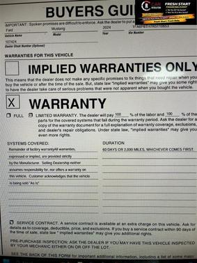 2024 Ford Mustang EcoBoost Premium