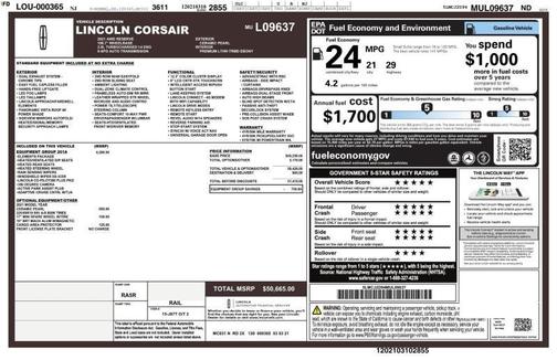 2021 Lincoln Corsair Reserve