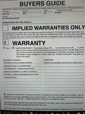 2022 Chevrolet Equinox 1LT