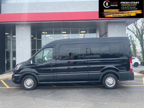 Black 2025 Ford Transit-350 XLT