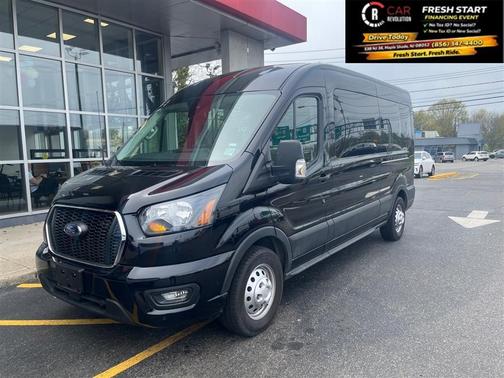 Black 2025 Ford Transit-350 XLT