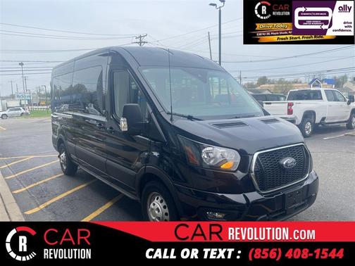 Black 2025 Ford Transit-350 XLT
