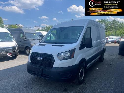 White 2025 Ford Transit-250 148 WB Medium Roof Cargo