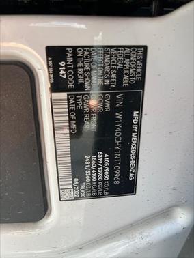2022 Mercedes-Benz Sprinter 2500 170