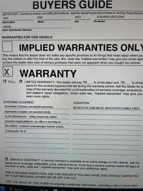 2024 RAM 2500 Big Horn