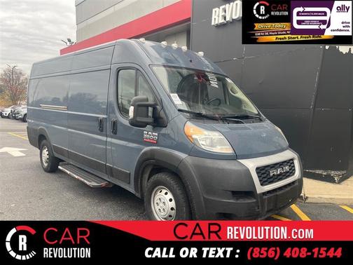 Blue 2019 RAM ProMaster 3500 High Roof