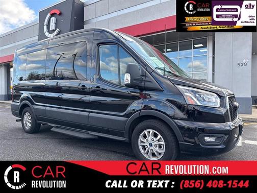 Black 2023 Ford Transit-350 XLT