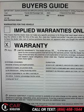 2023 Ford Transit-350 XLT