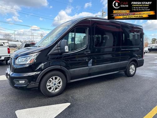 Black 2023 Ford Transit-350 XLT