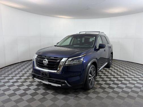 Deep Ocean Blue Pearl 2024 Nissan Pathfinder Platinum 4WD