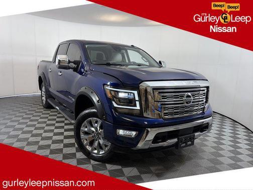 Deep Blue Pearl Metallic 2021 Nissan Titan SL